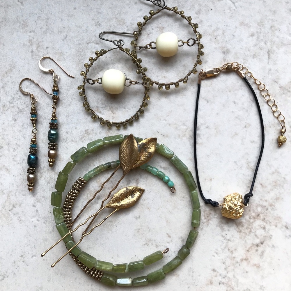 Boho jewelry lot